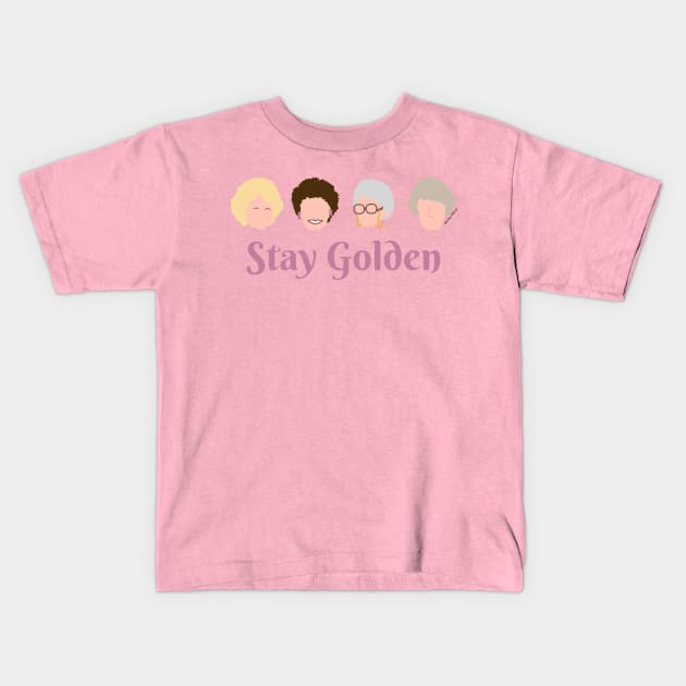 Golden Girls Kids T-Shirt by Everydaydesigns